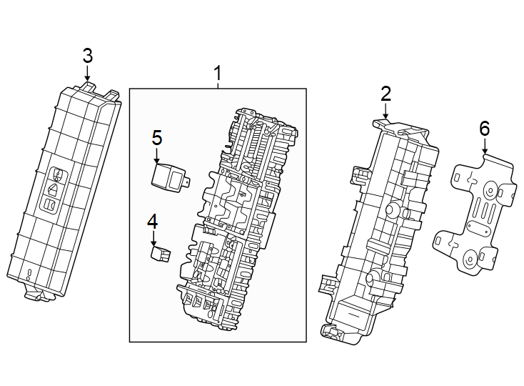 Diagram Fuse & RELAY. for your 1995 Chevrolet K2500  Base Standard Cab Pickup Fleetside 4.3L Chevrolet V6 A/T 