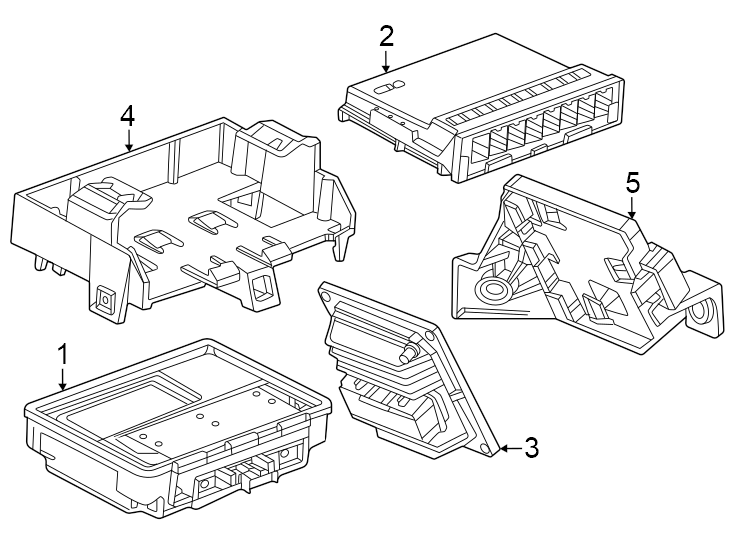 1Body controllers. Labeled: 13551131. Labeled: 13558602. Labeled: 84438072. Labeled: 86594797. Rear axle control. Serial data gateway.https://images.simplepart.com/images/parts/motor/fullsize/CF24265.png