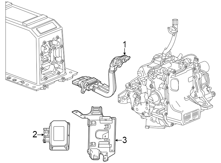 Diagram Electrical components. for your 2024 GMC Hummer EV SUV 2 Sport Utility -L - cylinder BATTERY EV (EV/BEV) A/T 