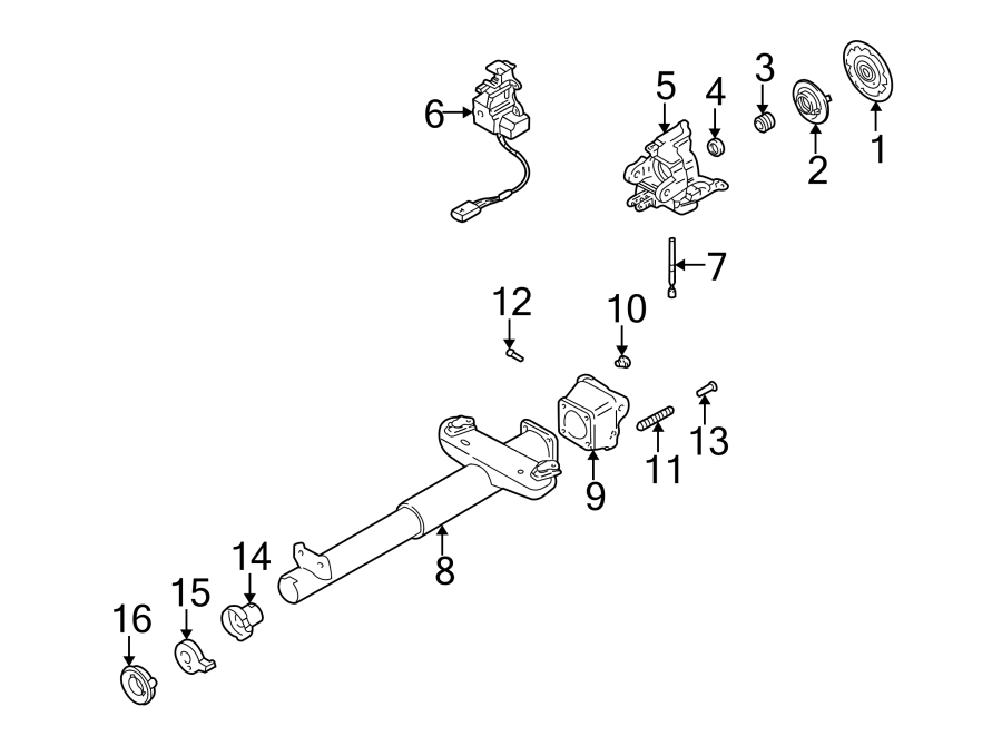 14STEERING COLUMN. HOUSING & COMPONENTS.https://images.simplepart.com/images/parts/motor/fullsize/CF97162.png