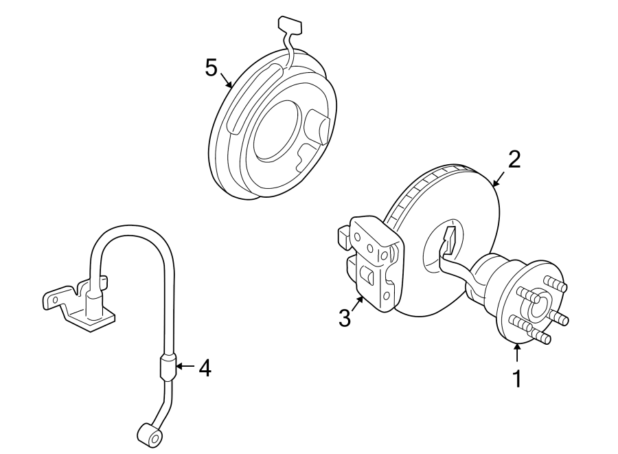 Diagram REAR SUSPENSION. BRAKE COMPONENTS. for your 2019 Chevrolet Camaro 6.2L V8 M/T SS Coupe 