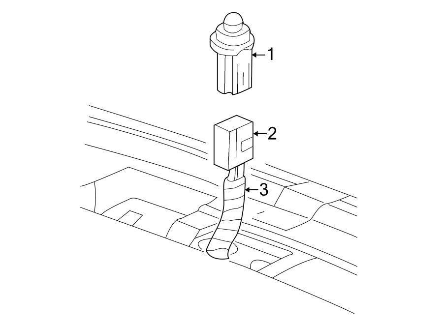 Diagram DAYTIME RUNNING LAMP COMPONENTS. for your 2016 Chevrolet Spark 1.4L Ecotec M/T LS Hatchback 