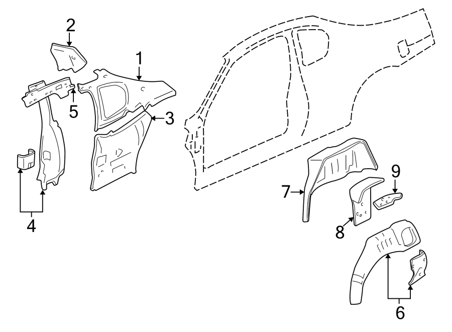 7QUARTER PANEL. INNER STRUCTURE.https://images.simplepart.com/images/parts/motor/fullsize/CG00510.png