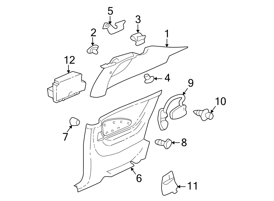 11QUARTER PANEL. INTERIOR TRIM.https://images.simplepart.com/images/parts/motor/fullsize/CG00515.png