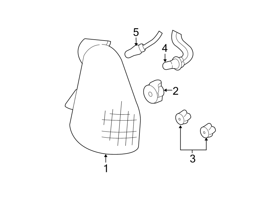 REAR LAMPS. COMBINATION LAMPS. Diagram