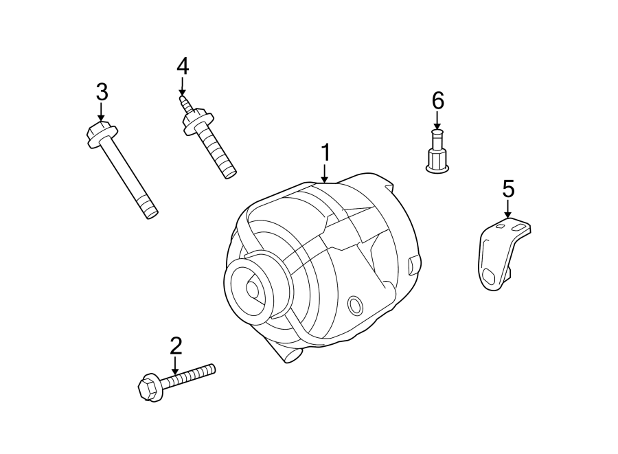 Diagram ALTERNATOR. for your 1992 Chevrolet Blazer   