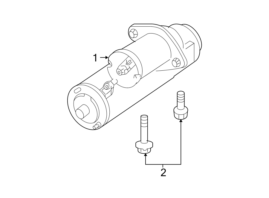 Diagram STARTER. for your 2023 Cadillac XT4   