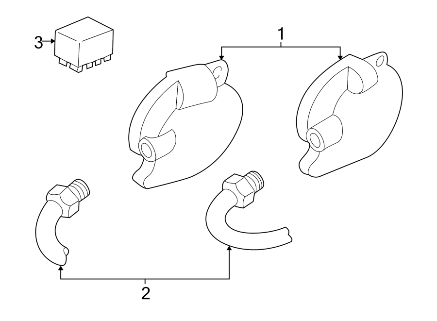 Diagram HORN. for your 2021 Chevrolet Spark   