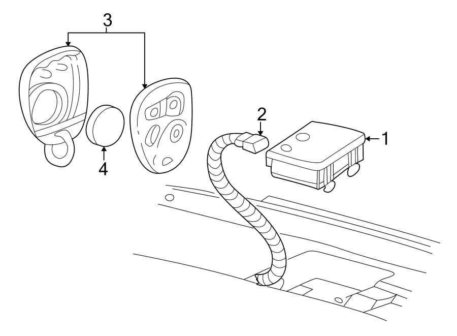 Diagram ELECTRICAL COMPONENTS. for your 2017 Chevrolet Spark  LS Hatchback 