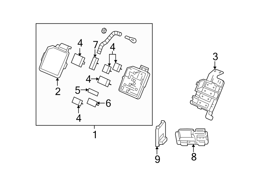 Diagram ELECTRICAL COMPONENTS. for your 2012 Chevrolet Silverado 1500 LTZ Crew Cab Pickup Fleetside  