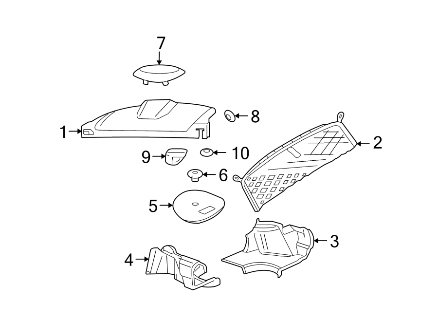 Diagram REAR BODY & FLOOR. INTERIOR TRIM. for your 2013 Chevrolet Silverado   