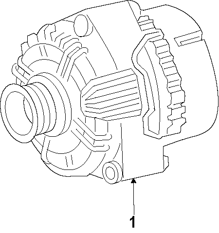 ALTERNATOR. FRONT BUMPER.