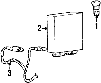 DAYTIME RUNNING LAMP COMPONENTS. Diagram