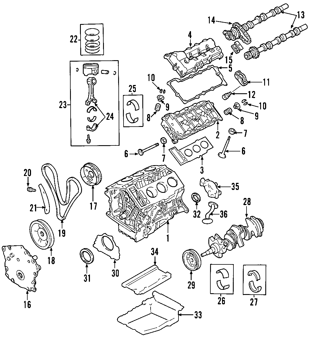 25CAMSHAFT & TIMING. CRANKSHAFT & BEARINGS. CYLINDER HEAD & VALVES. LUBRICATION. MOUNTS. PISTONS. RINGS & BEARINGS.https://images.simplepart.com/images/parts/motor/fullsize/CGP040.png