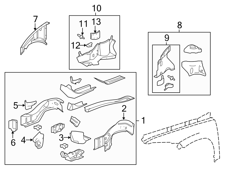 9FENDER. STRUCTURAL COMPONENTS & RAILS.https://images.simplepart.com/images/parts/motor/fullsize/CH06100.png