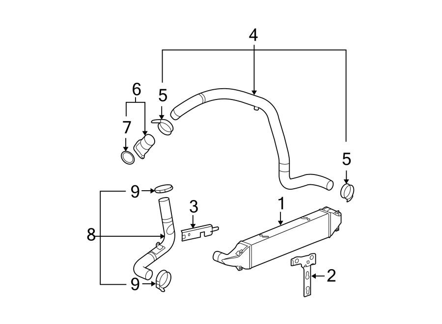 6Engine / transaxle. Seats & tracks. Intercooler.https://images.simplepart.com/images/parts/motor/fullsize/CH06183.png