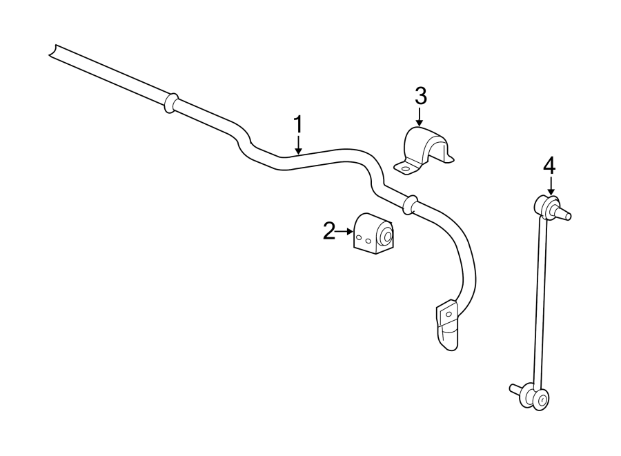 Diagram FRONT SUSPENSION. STABILIZER BAR & COMPONENTS. for your 2012 GMC Sierra 2500 HD 6.0L Vortec V8 A/T RWD WT Standard Cab Pickup Fleetside 