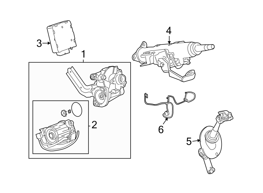 4STEERING COLUMN ASSEMBLY.https://images.simplepart.com/images/parts/motor/fullsize/CH06268.png