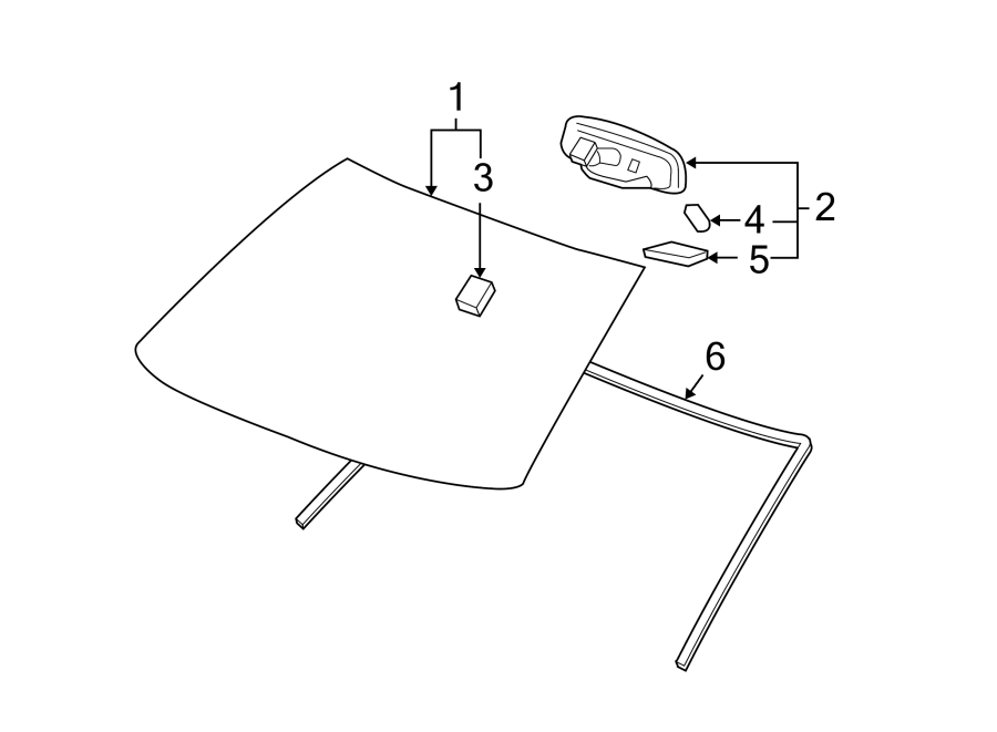 2WINDSHIELD. GLASS. REVEAL MOLDINGS.https://images.simplepart.com/images/parts/motor/fullsize/CH06280.png