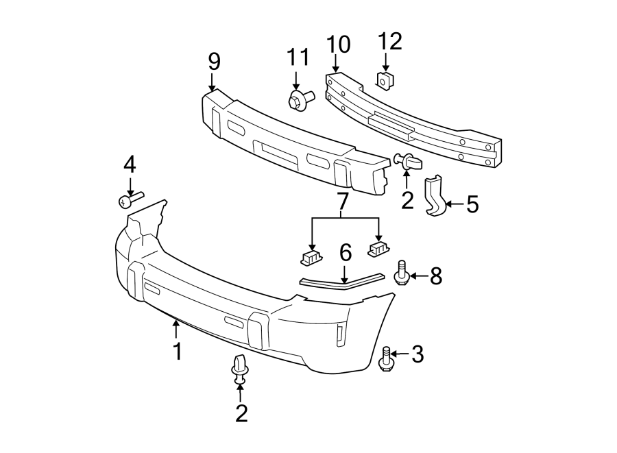 10REAR BUMPER. BUMPER & COMPONENTS.https://images.simplepart.com/images/parts/motor/fullsize/CH06570.png