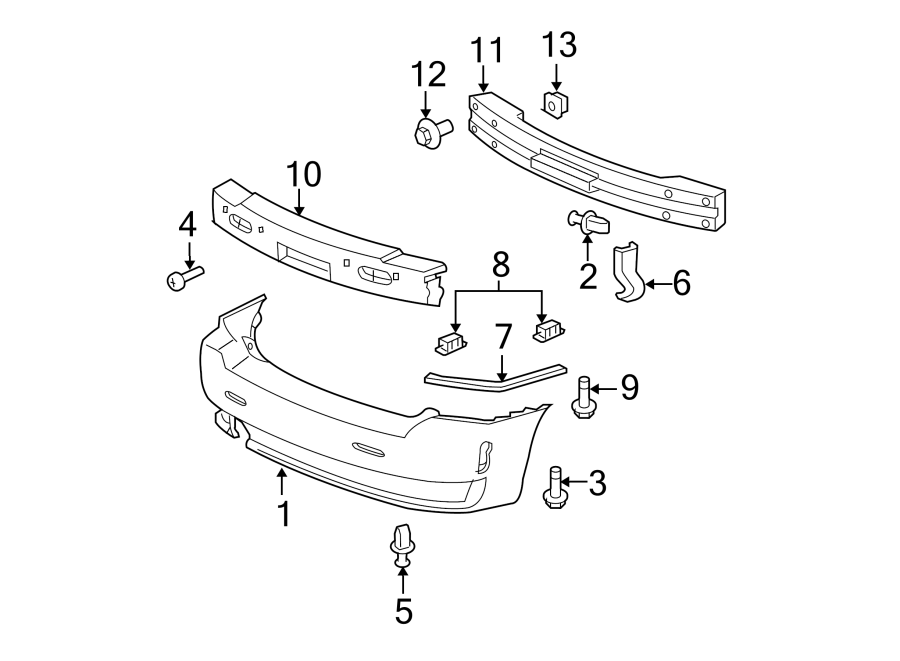 11REAR BUMPER. BUMPER & COMPONENTS.https://images.simplepart.com/images/parts/motor/fullsize/CH06571.png