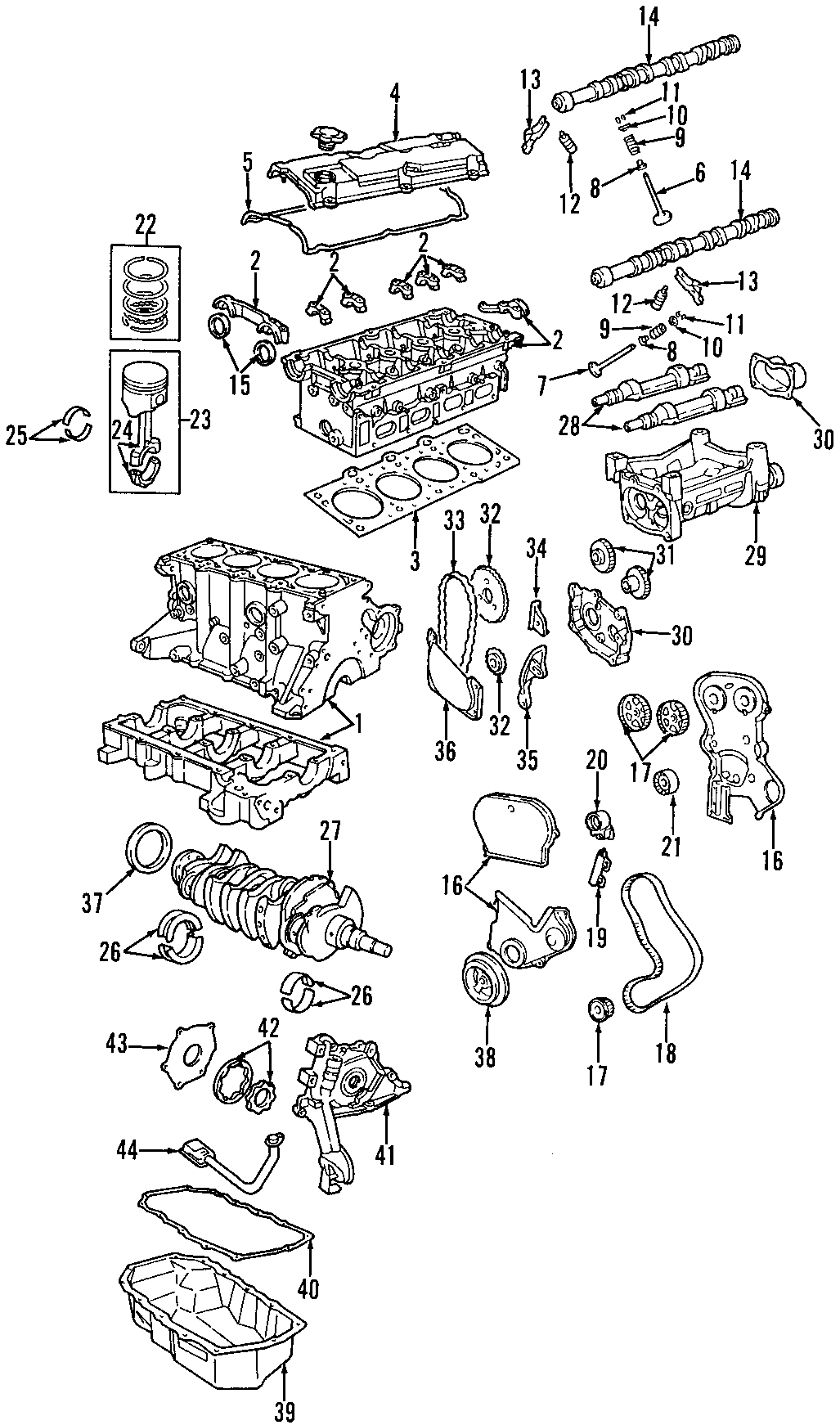 36CAMSHAFT & TIMING. CRANKSHAFT & BEARINGS. CYLINDER HEAD & VALVES. LUBRICATION. MOUNTS. PISTONS. RINGS & BEARINGS.https://images.simplepart.com/images/parts/motor/fullsize/CHP025.png