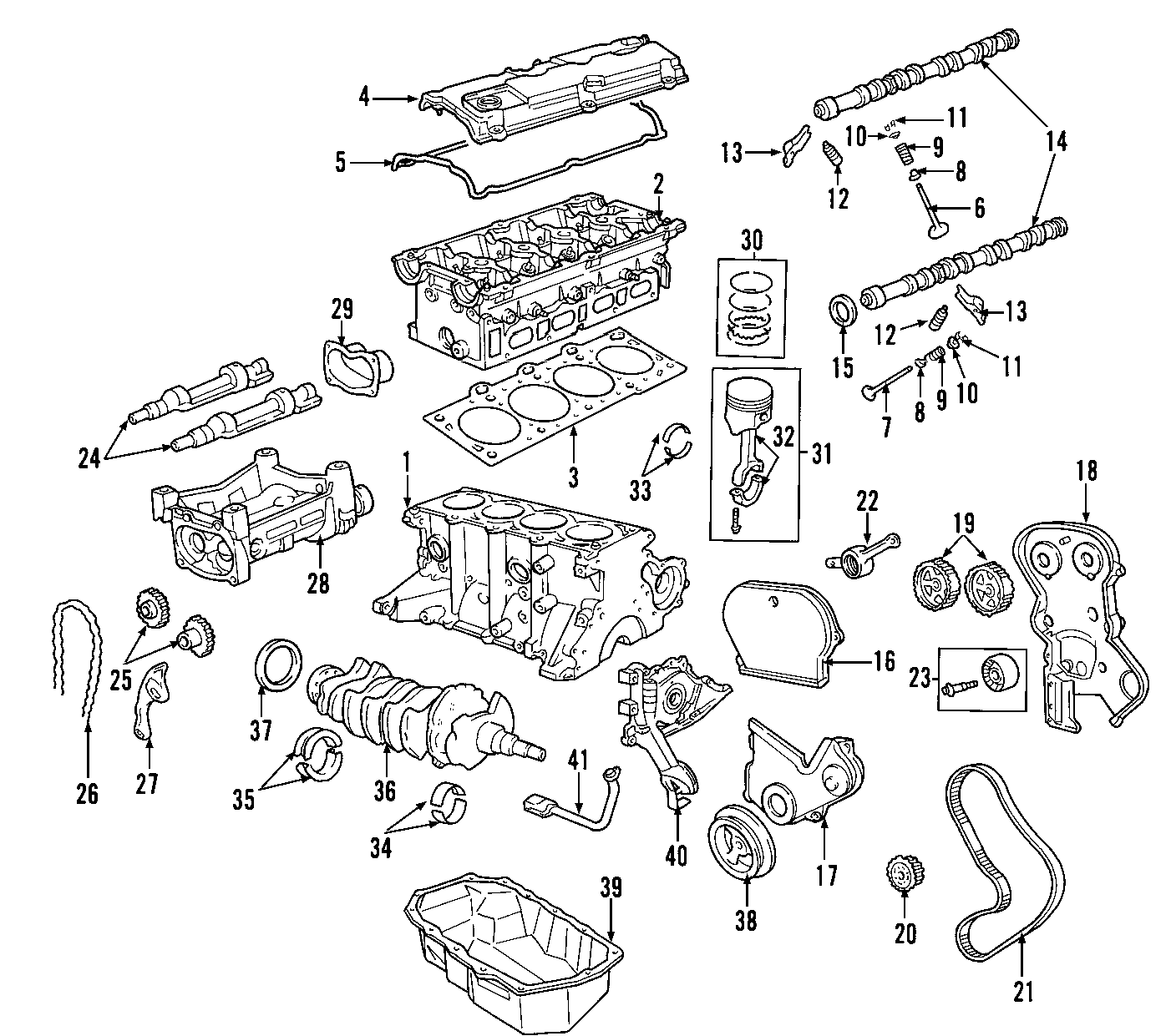 11CAMSHAFT & TIMING. CRANKSHAFT & BEARINGS. CYLINDER HEAD & VALVES. LUBRICATION. MOUNTS. PISTONS. RINGS & BEARINGS.https://images.simplepart.com/images/parts/motor/fullsize/CHP032.png