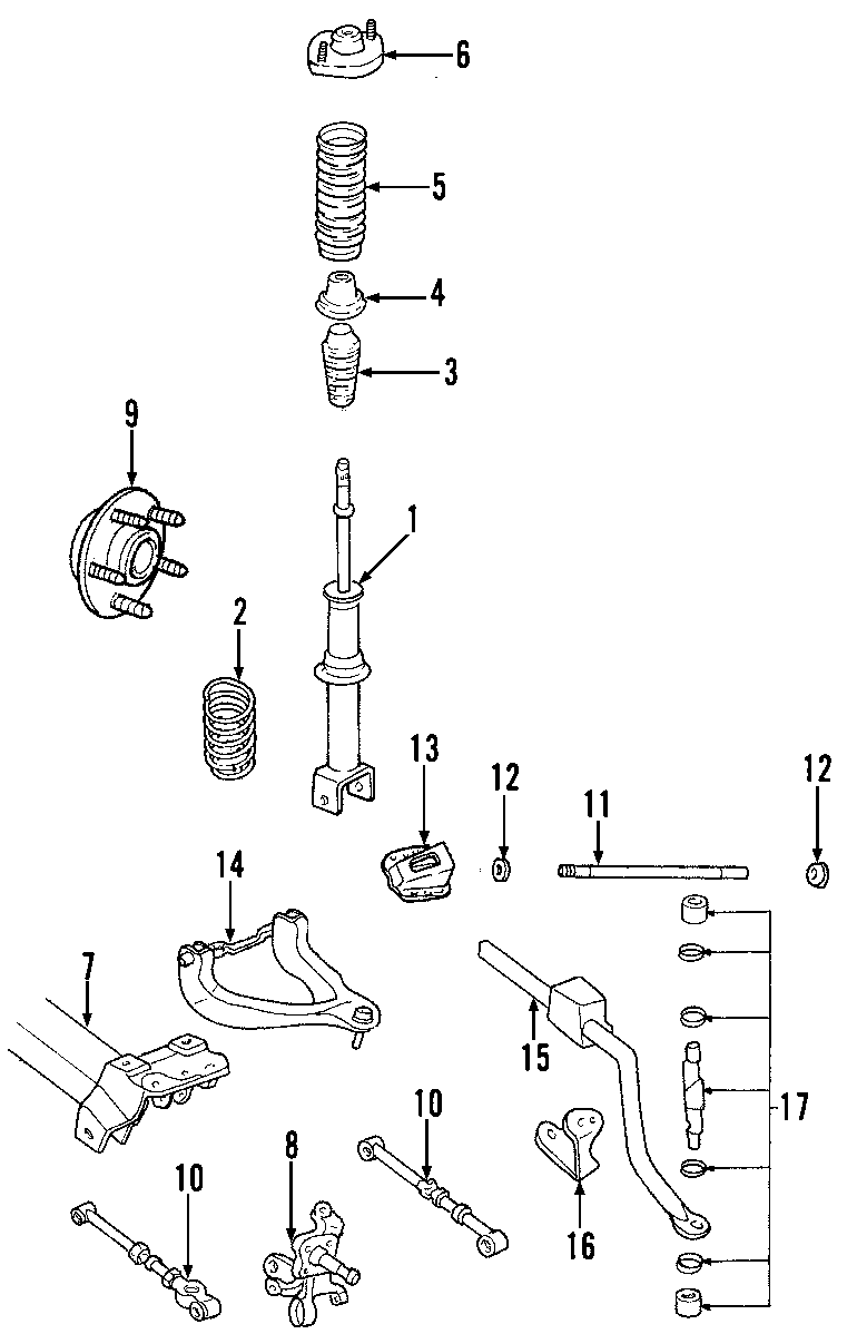 8REAR SUSPENSION. STABILIZER BAR. SUSPENSION COMPONENTS. UPPER CONTROL ARM.https://images.simplepart.com/images/parts/motor/fullsize/CHP087.png