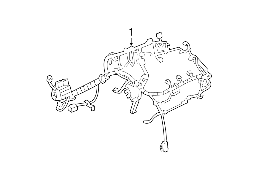 Chevrolet Impala Engine Wiring Harness Liter Auto Trans Gm Parts Bin