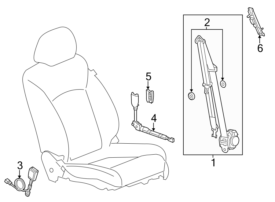 5RESTRAINT SYSTEMS. FRONT SEAT BELTS.https://images.simplepart.com/images/parts/motor/fullsize/CJ12390.png