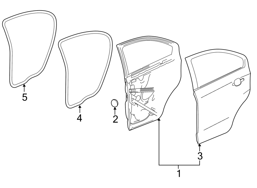 4Rear door. Door & components.https://images.simplepart.com/images/parts/motor/fullsize/CJ12540.png