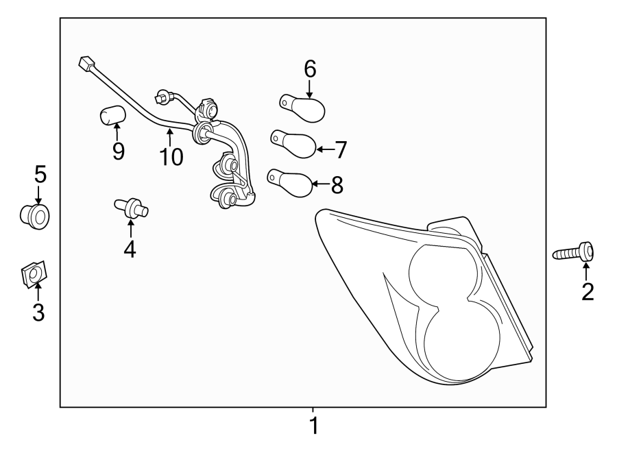 Diagram REAR LAMPS. TAIL LAMPS. for your 2020 Chevrolet Spark  ACTIV Hatchback 