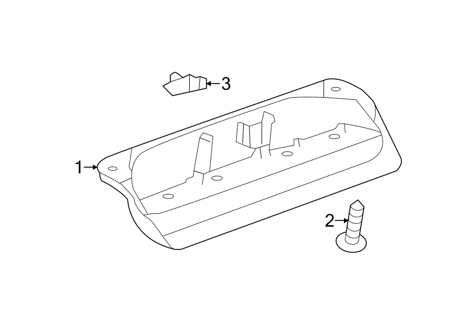 Diagram REAR LAMPS. HIGH MOUNTED STOP LAMP. for your 2004 Chevrolet Suburban 1500   