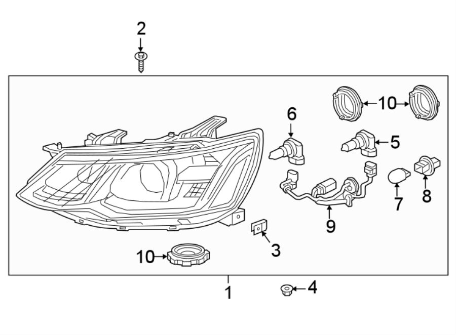 10FRONT LAMPS. HEADLAMP COMPONENTS.https://images.simplepart.com/images/parts/motor/fullsize/CJ12805.png