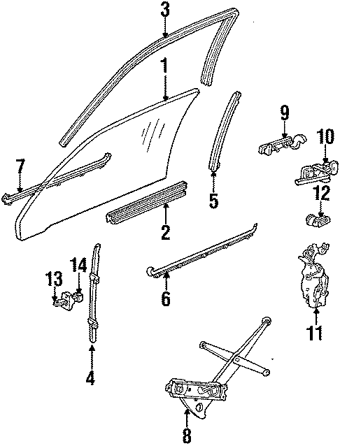 12FRONT DOOR. GLASS & HARDWARE.https://images.simplepart.com/images/parts/motor/fullsize/CJ8105.png