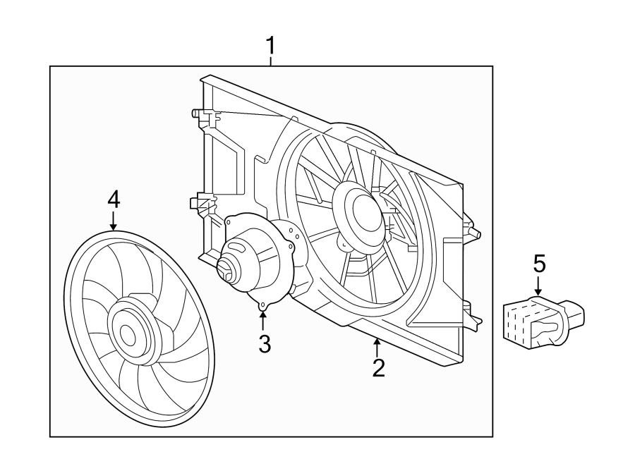 Chevrolet Cobalt Engine Cooling Fan Assembly - 15849644 | Buy Factory ...