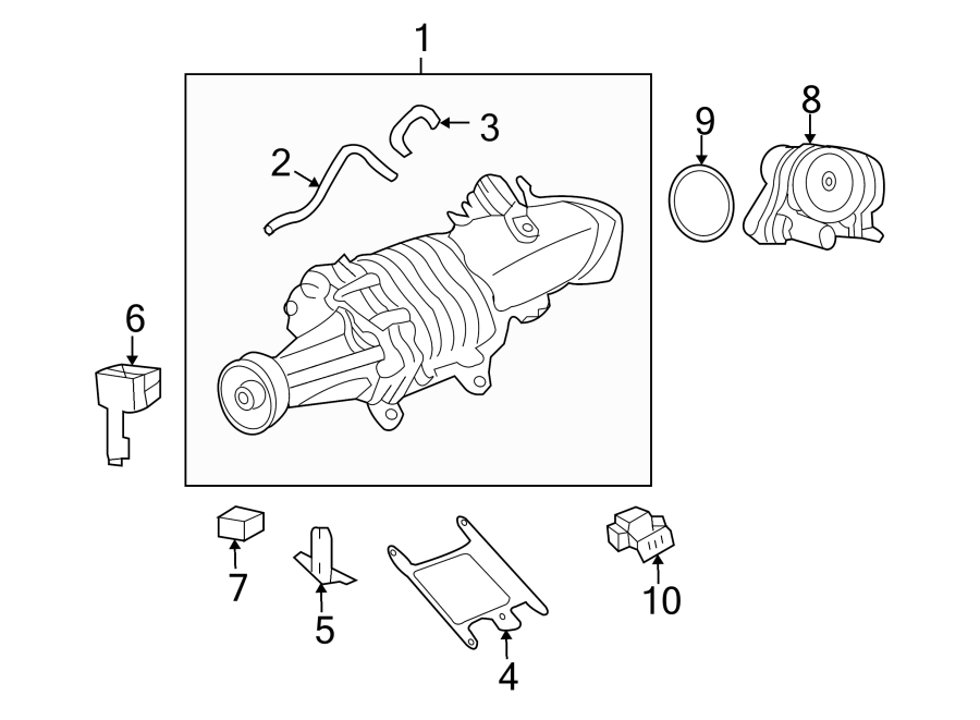 10ENGINE / TRANSAXLE. SUPERCHARGER & COMPONENTS.https://images.simplepart.com/images/parts/motor/fullsize/CL05211.png