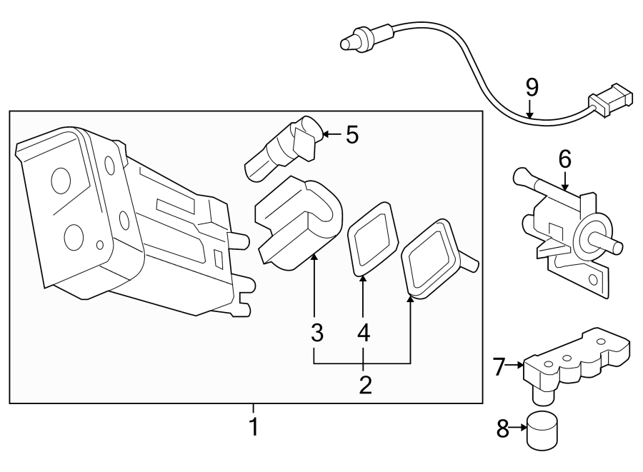 Diagram EMISSION SYSTEM. EMISSION COMPONENTS. for your Chevrolet Camaro  