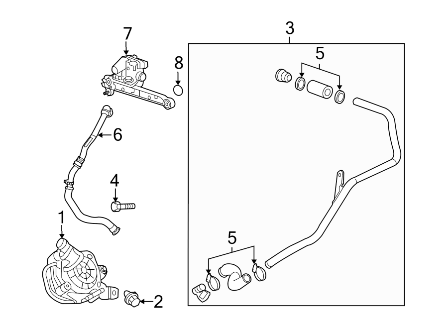 Diagram EMISSION SYSTEM. EMISSION COMPONENTS. for your 2016 GMC Sierra 2500 HD 6.0L Vortec V8 CNG A/T 4WD SLE Extended Cab Pickup 