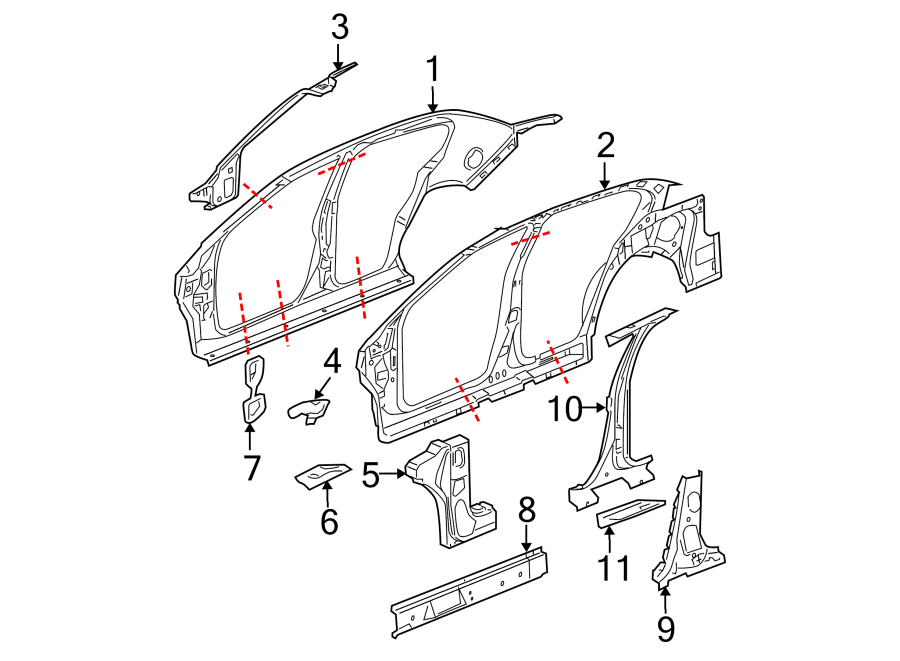 6PILLARS. ROCKER & FLOOR. CENTER PILLAR. HINGE PILLAR. UNISIDE.https://images.simplepart.com/images/parts/motor/fullsize/CL05470.png