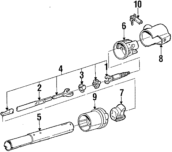 6STEERING COLUMN ASSEMBLY.https://images.simplepart.com/images/parts/motor/fullsize/CL2104.png