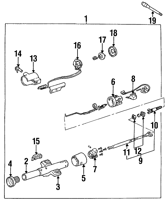 16STEERING COLUMN ASSEMBLY.https://images.simplepart.com/images/parts/motor/fullsize/CL88111.png