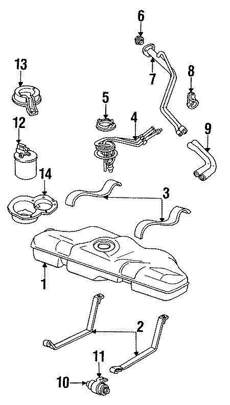 FUEL SYSTEM COMPONENTS. Diagram