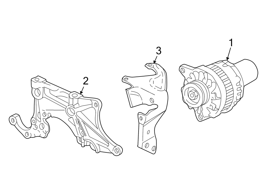 Diagram ALTERNATOR. for your 2014 GMC Sierra 2500 HD 6.0L Vortec V8 CNG A/T RWD WT Crew Cab Pickup 