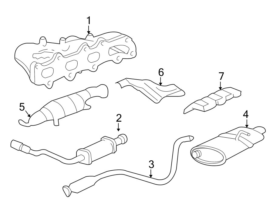 2EXHAUST SYSTEM. EXHAUST COMPONENTS.https://images.simplepart.com/images/parts/motor/fullsize/CL95235.png