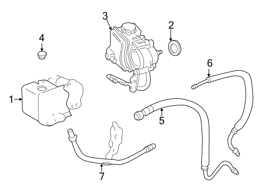 STEERING GEAR & LINKAGE. PUMP & HOSES.