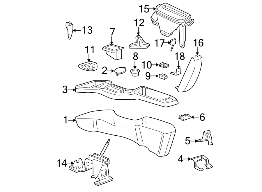 Diagram CONSOLE. for your Chevrolet Camaro  