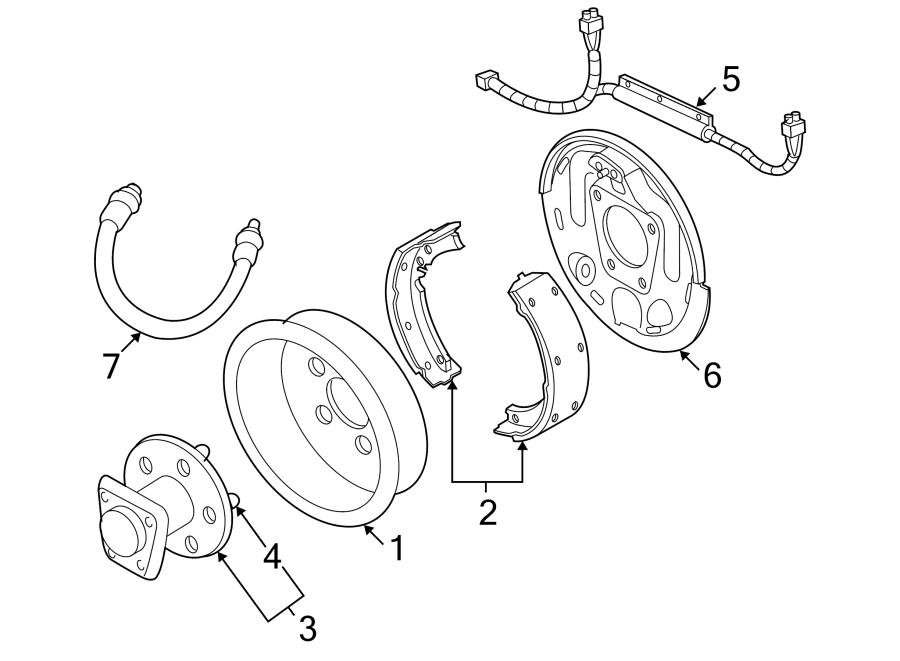 Diagram REAR SUSPENSION. BRAKE COMPONENTS. for your 2019 Chevrolet Camaro  LS Coupe 