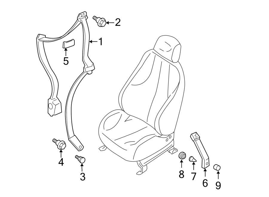 3RESTRAINT SYSTEMS. FRONT SEAT BELTS.https://images.simplepart.com/images/parts/motor/fullsize/CL95909.png