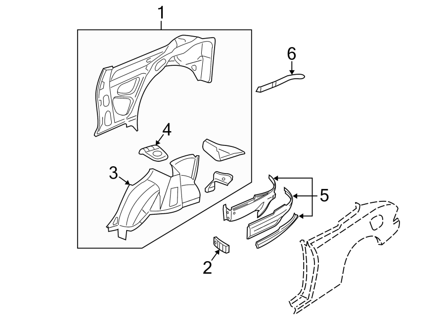 6QUARTER PANEL. INNER STRUCTURE.https://images.simplepart.com/images/parts/motor/fullsize/CL95930.png